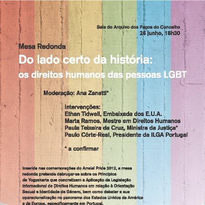 'Do lado certo da hist�ria: os direitos humanos das pessoas LGBT'