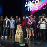 Direção e Staff da ILGA no palco dos prémios arco-íris, Janeiro de 2020