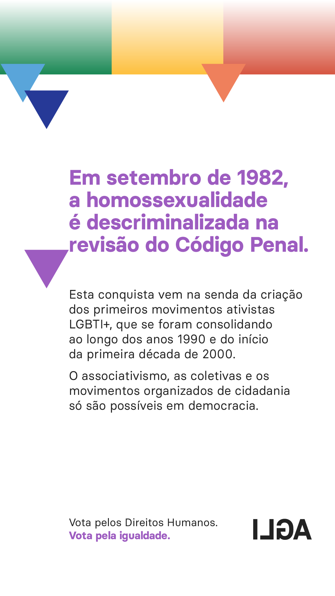 Legislativas 2024 – Campanha de apelo ao voto | ILGA Portugal